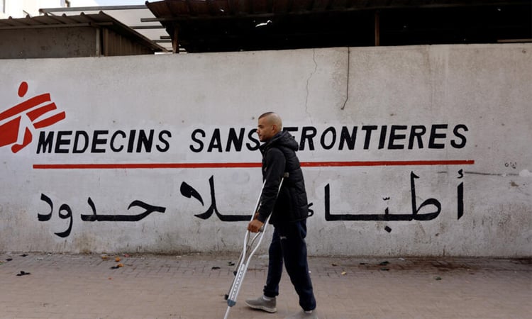In Gaza hospital, patients cling to MSF as Israel orders it out