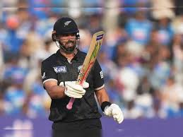 Mitchell lifts New Zealand to 300-8 in ODI opener against India