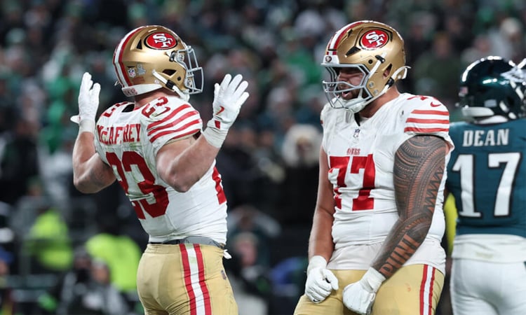 Eagles stunned by depleted 49ers, Allen leads Bills fightback