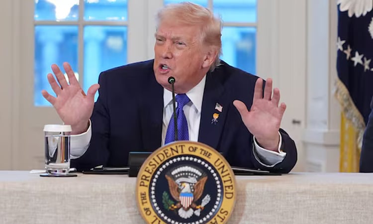 Trump says open to meeting with Venezuelan interim leader