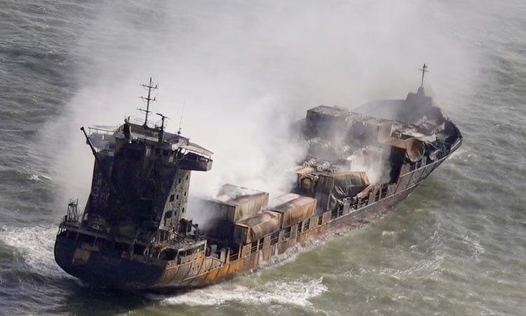 Russian captain in fiery North Sea crash faces UK trial