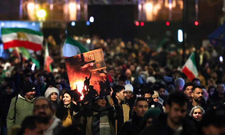 China says opposes foreign 'interference' in Iran, calls for 'peace'