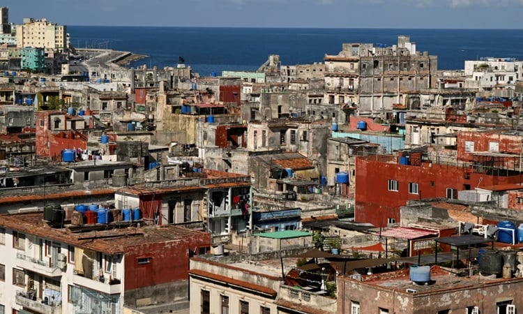 Cuba producing only enough power for half its needs