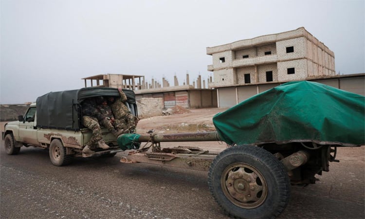 Syria state media says two main bridges on Euphrates destroyed in Raqa