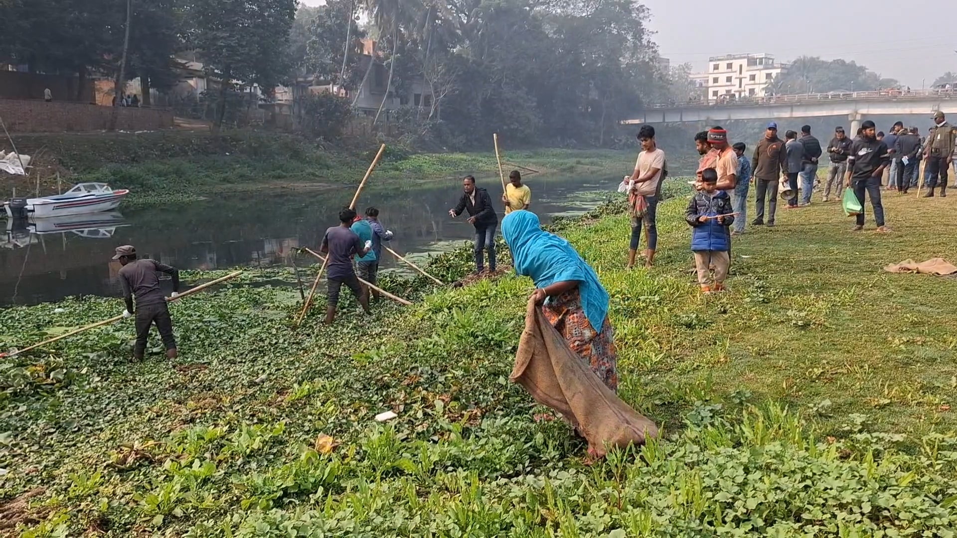 Cleanliness drive begins in Nabaganga River