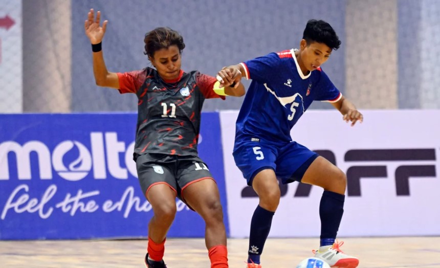 Bangladesh women's team beat Nepal 