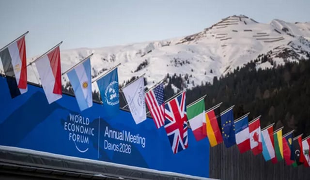 EU leaders take stage in Davos as Trump rocks global order