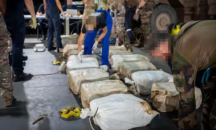 French navy seizes almost 5 tonnes of cocaine from ship in Pacific