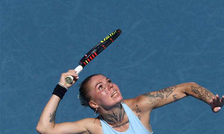 Ukrainian makes soldier dad's 'dream come true' at Australian Open