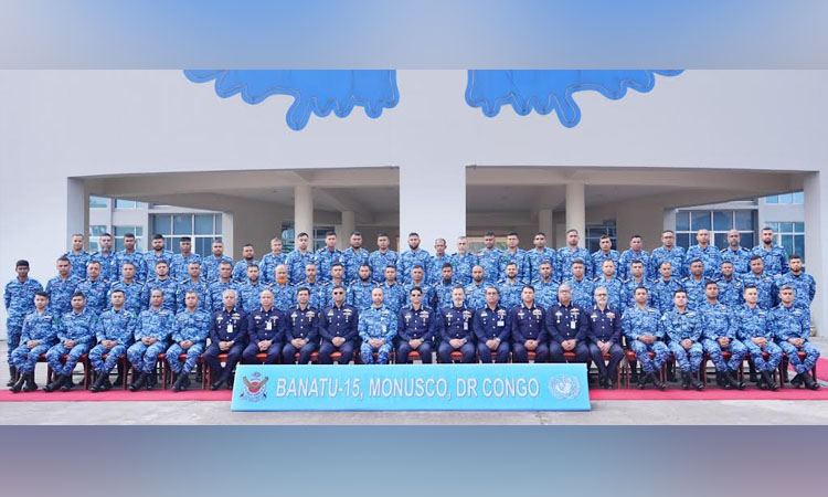 Air Chief asks BANATU-15 peacekeepers for bringing good name through discipline, sincerity