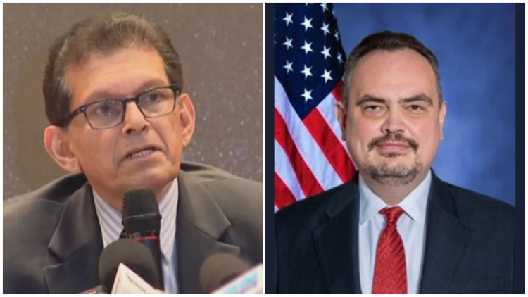 US ambassador calls on national security adviser 