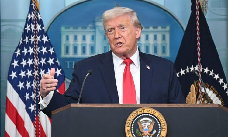 Trump says US 'armada' headed toward Gulf