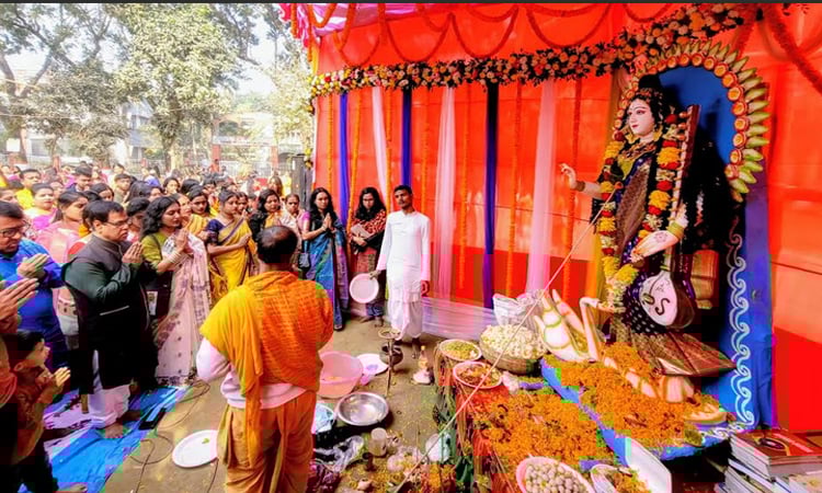 Saraswati Puja celebrated in several districts