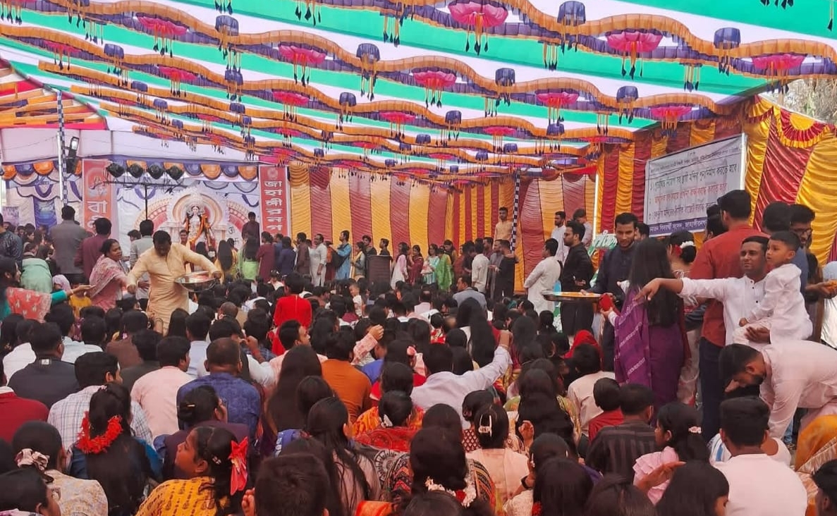 Saraswati Puja celebrated at JU amid festivity