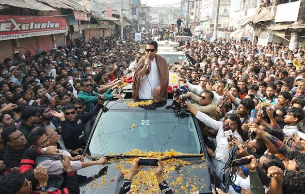 Andalib Rahman Partha begins election campaign in Bhola