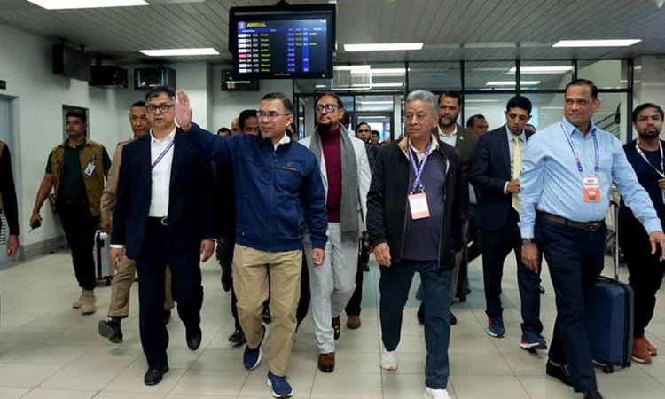 Tarique Rahman arrives in Chattogram