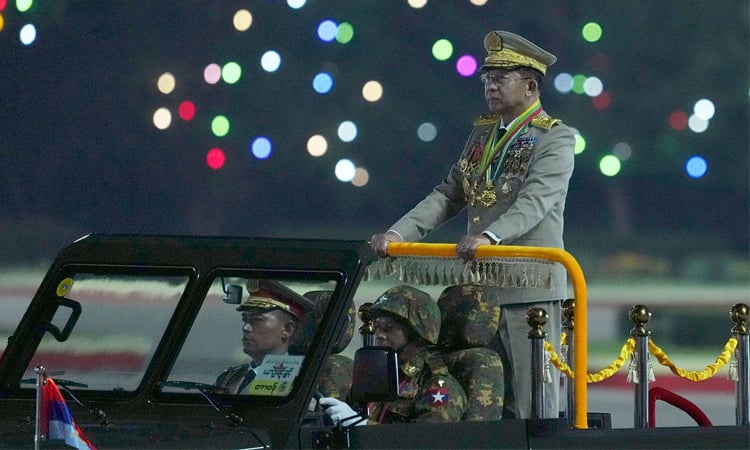 Myanmar general looms over poll seen as cementing junta's power