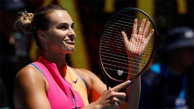Rampant Sabalenka sweeps past Jovic into Australian Open semi-finals