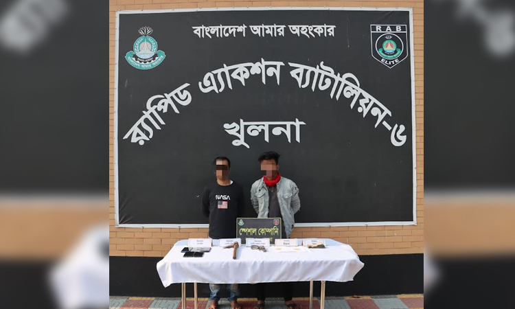 2 pistols recovered in Khulna