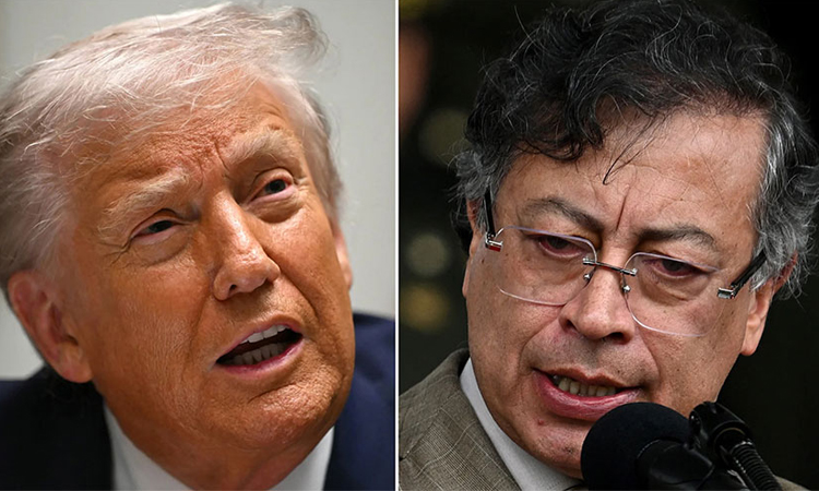 Online foes Trump, Petro set for White House face-to-face