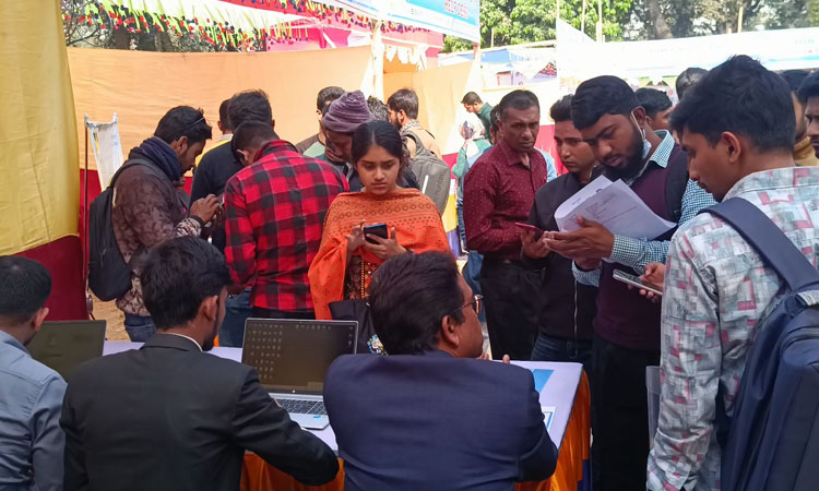 Day-long job fair and skill development seminar held in Jhenaidah
