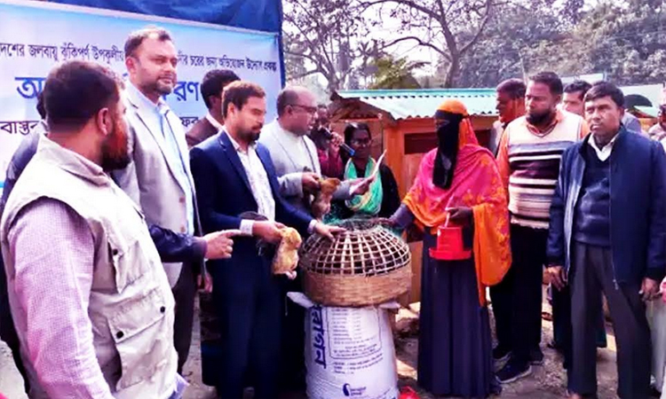 200 vulnerable families get 'IGA' assistance in Gangachara 