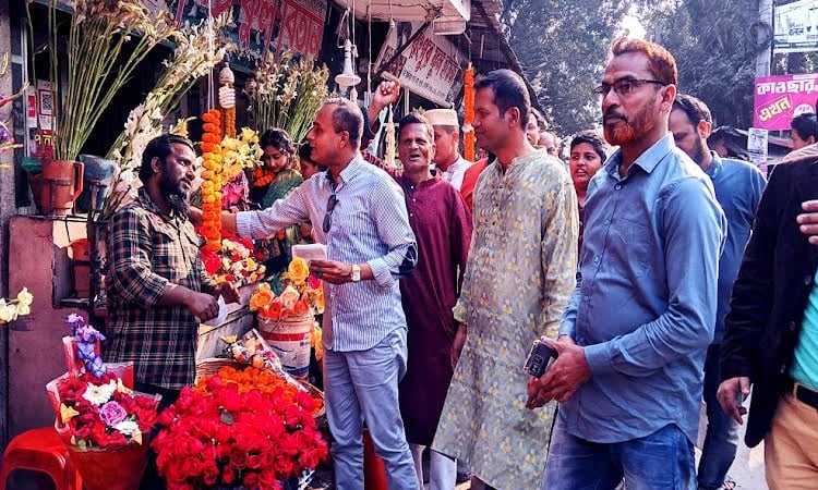 BNP Europe's mass communication in Rangpur-3 for Samu's victory