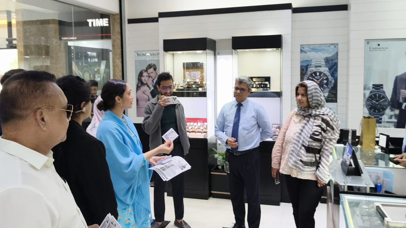 Zaima Rahman seeks vote for her father