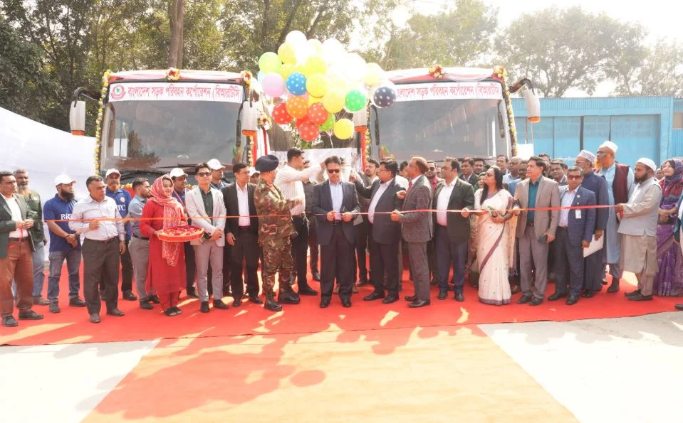 Two modern AC buses built in BRTC's own factory inaugurated