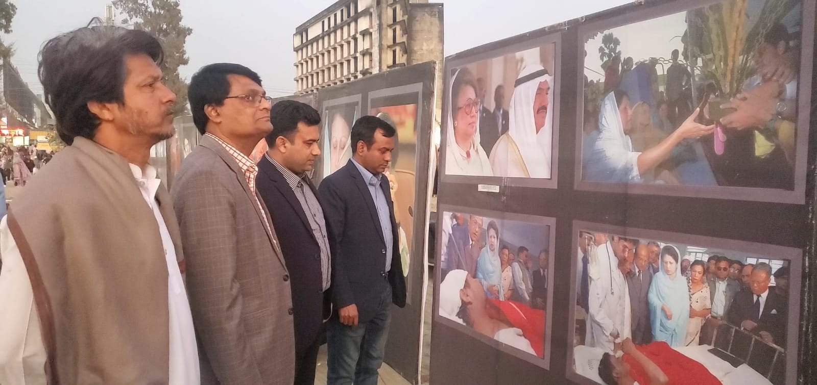 Exhibition on Khaleda Zia’s life and struggle held at Cox’s Bazar beach