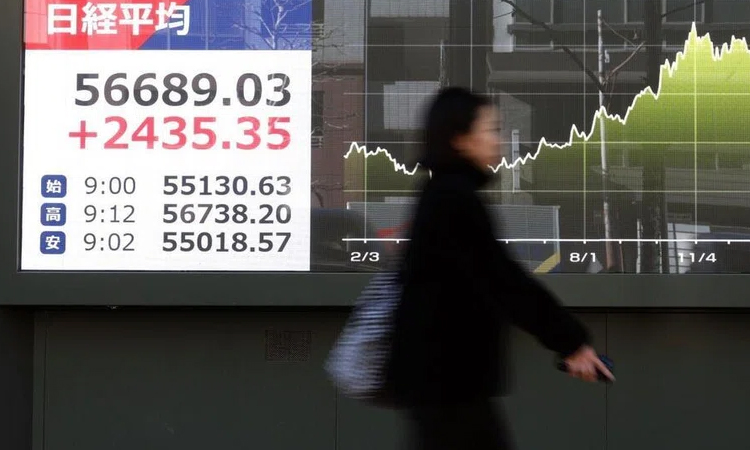 Japan's Nikkei jumps 5%, hits new high after Takaichi election win