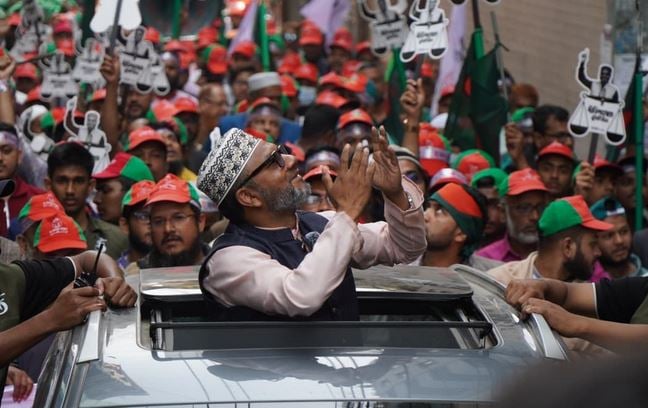 Massive rally held in support of Dr Abdul Mannan in Dhaka-6