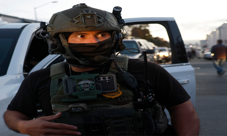 Judge blocks California ban on masks for federal agents