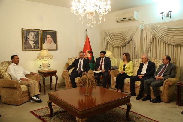 Turkish ambassador, election observer delegation meet Tarique Rahman