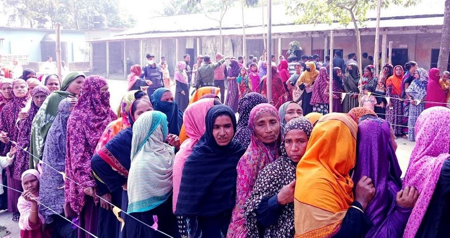Polling ends peacefully with 70pc turnout in Rangpur division