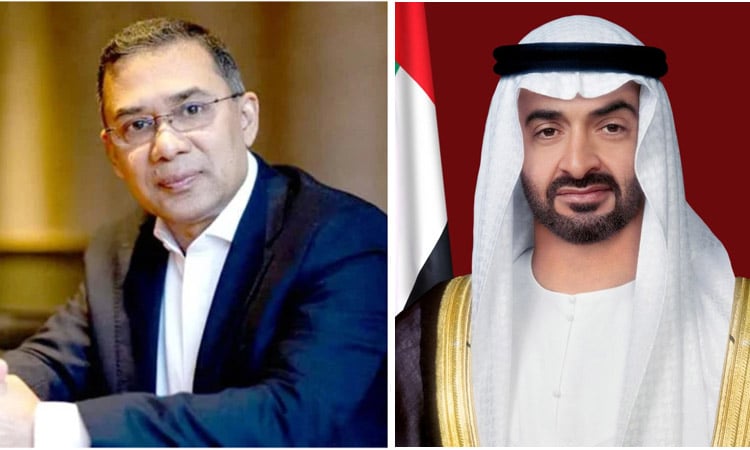 UAE President greets PM Tarique Rahman 