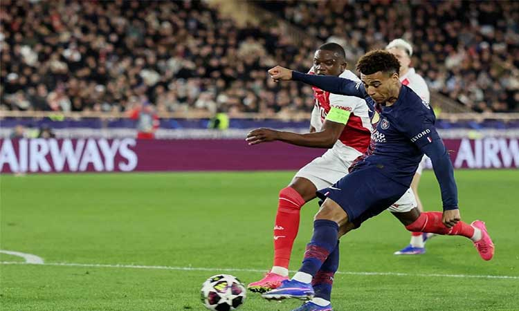 Doue inspires PSG to comeback Champions League win in Monaco