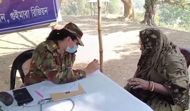 Army provides humanitarian assistance in Khagrachhari