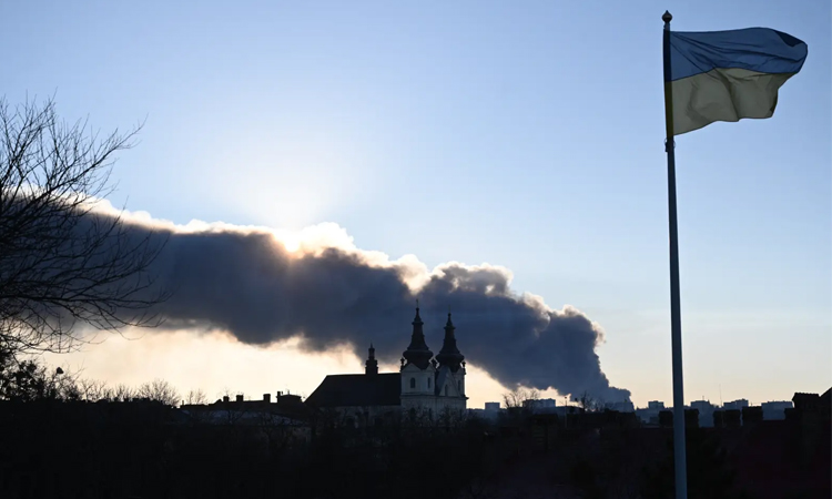 Ukraine explosions kill policewoman, wound 15 in 'terror' attack