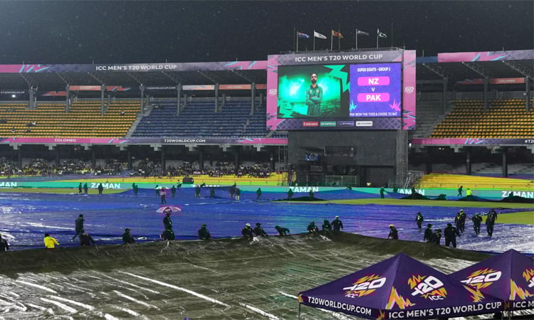 New Zealand-Pakistan Super Eight World Cup clash rained off