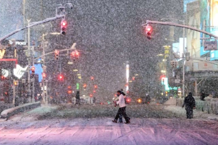 New York orders citywide travel ban as major storm hits US