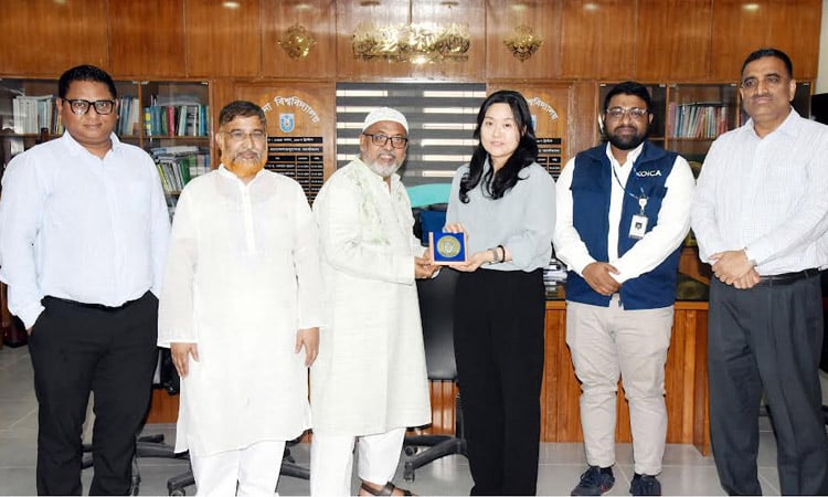 KOICA delegation meets KU VC