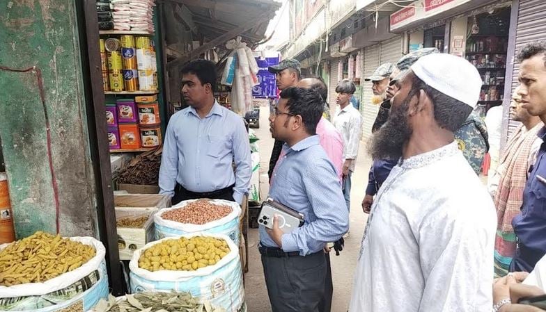Three business establishments fined in Chandpur