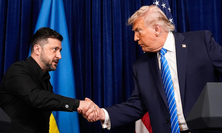 Trump, Zelensky speak before Ukraine-US talks in Geneva