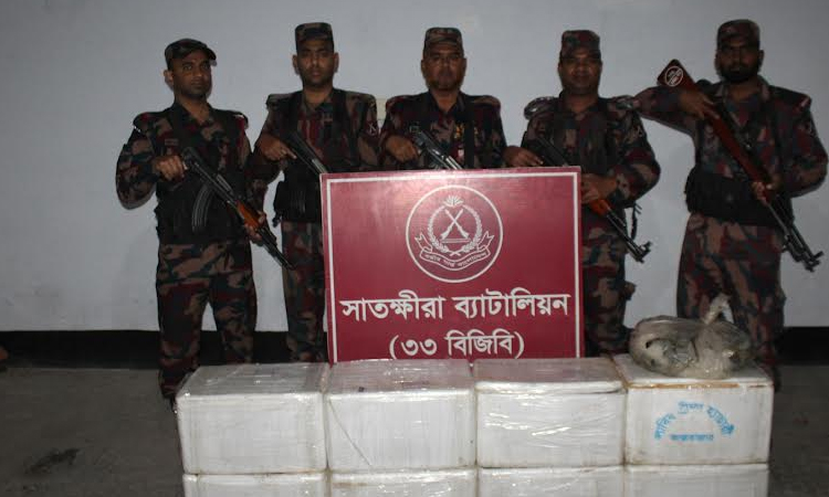 BGB seizes 164 kg jelly-injected Bagda shrimp in Satkhira