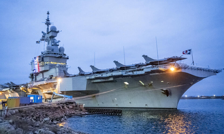 France warns of 'provocation' if Russian drone buzzed aircraft carrier