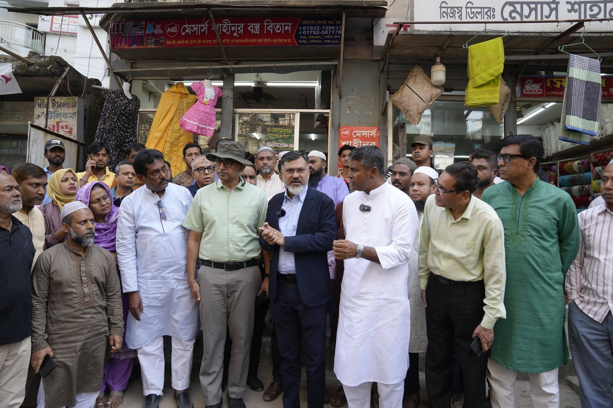 DNCC administrator orders for quick action to resolve water-logging on Ashkona main road