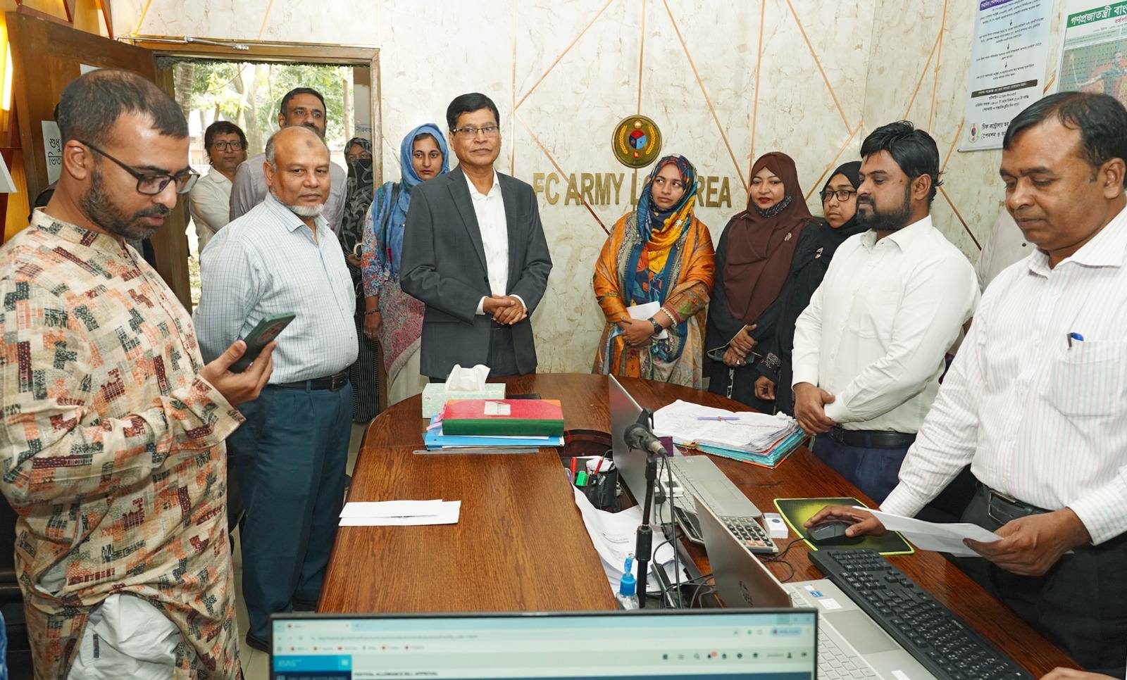 CAG visits defence accounts offices at Dhaka Cantonment