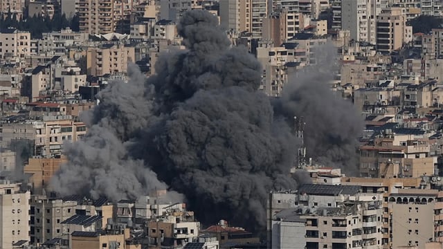 Middle East war enters seventh day as Israel strikes Beirut