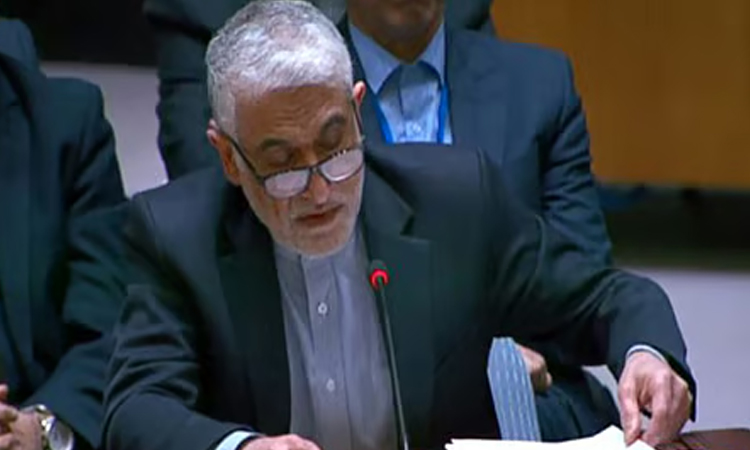 Iran's UN envoy rejects US 'interference' in leader succession